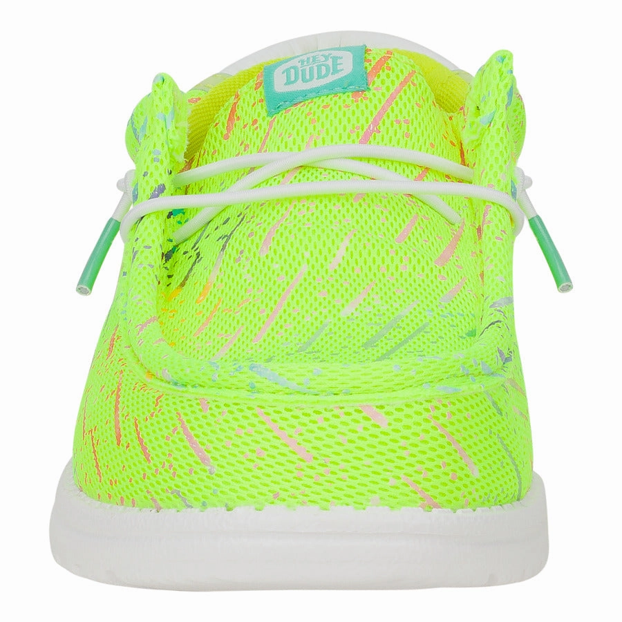 Wally Party Mesh - Lime Punch/White