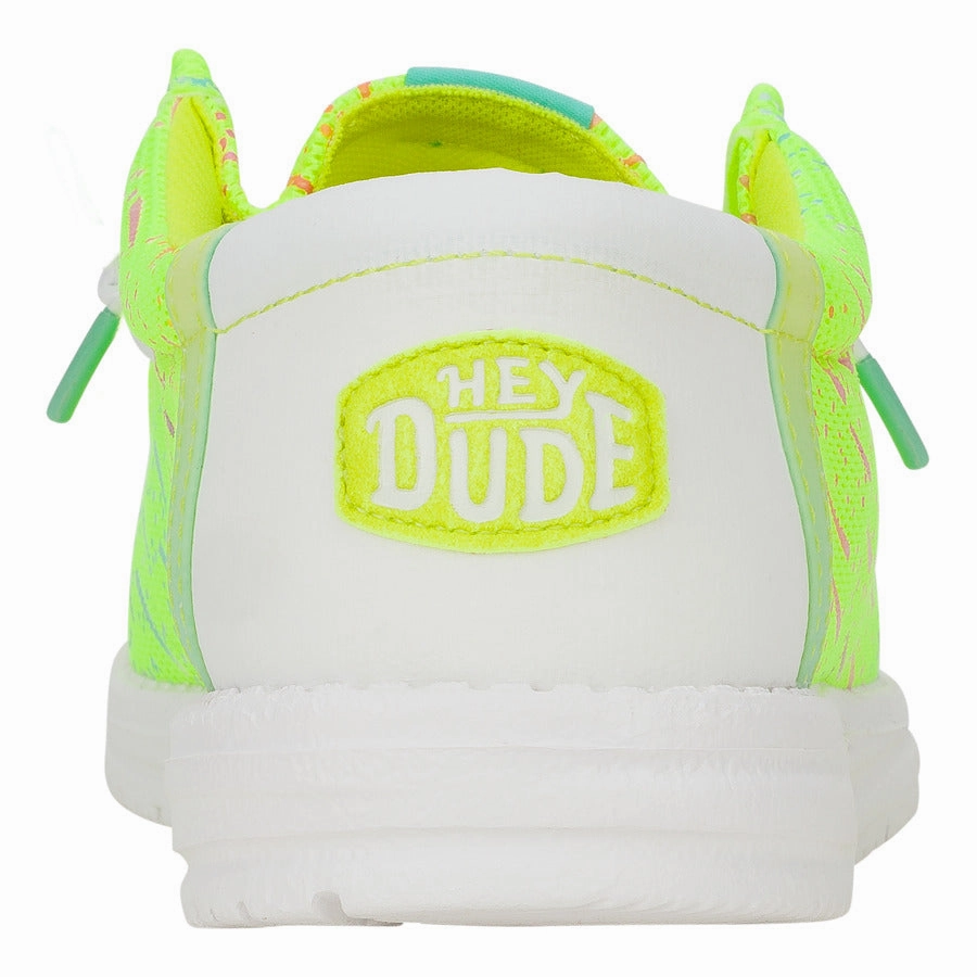 Wally Party Mesh - Lime Punch/White