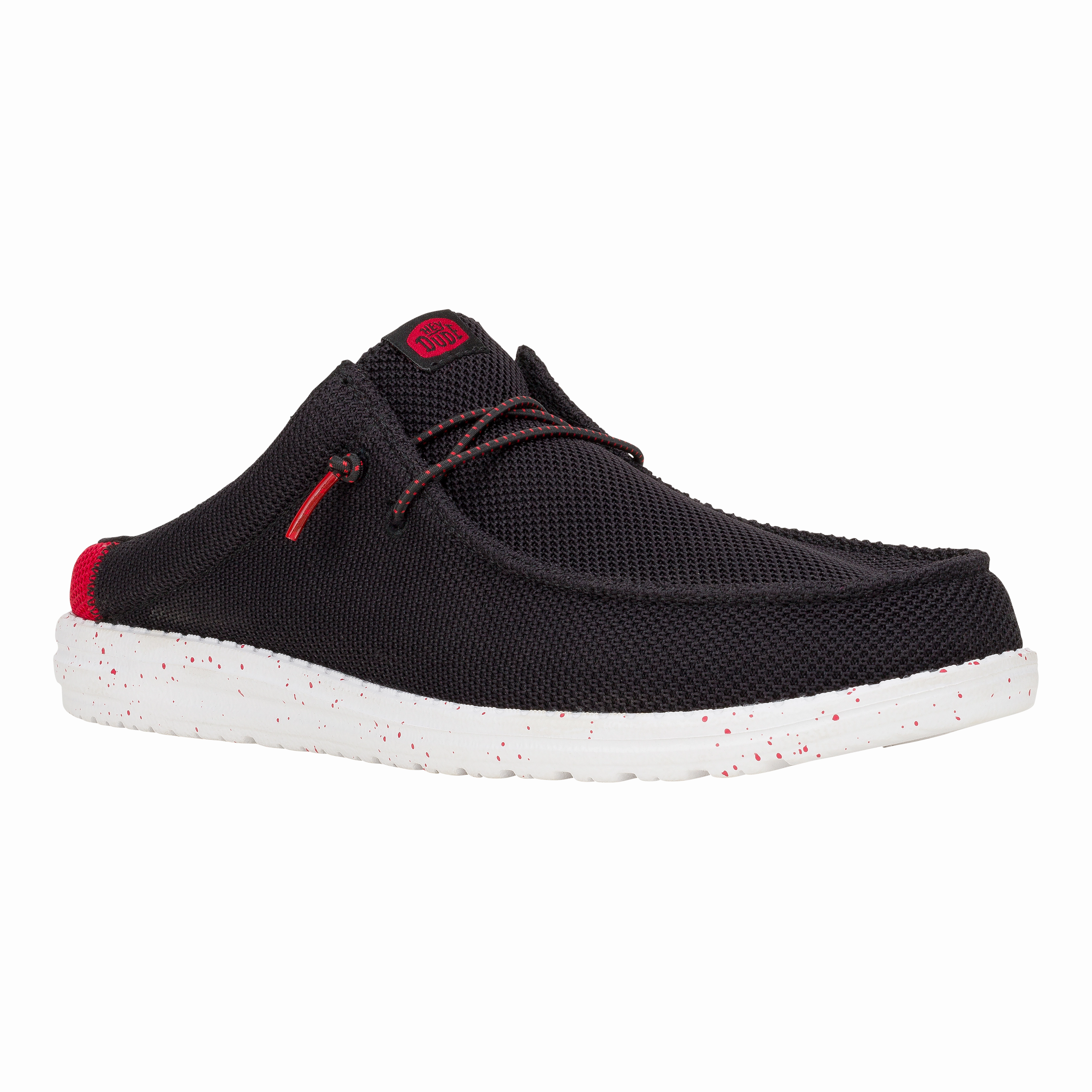Wally Slip Varsity - Black/Red