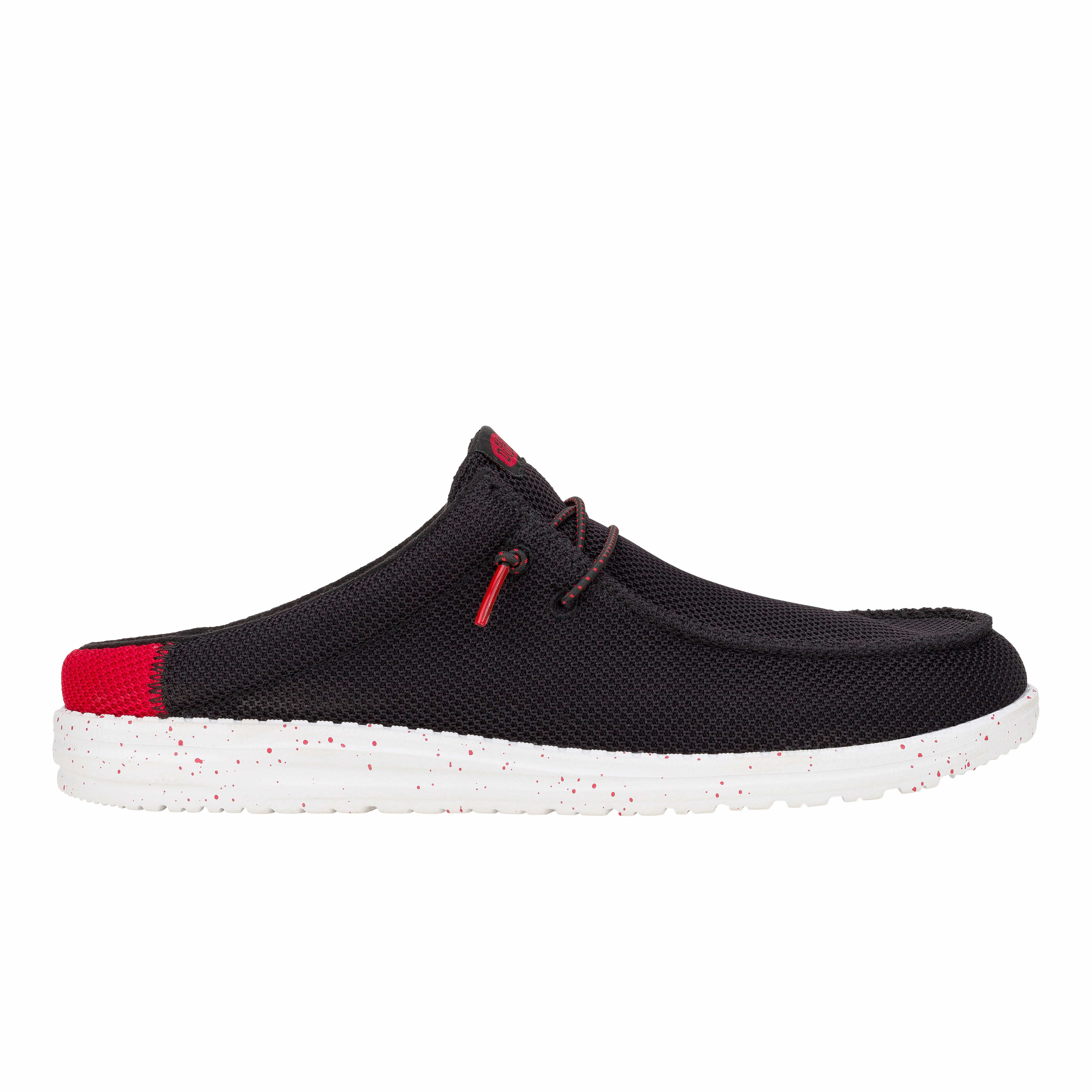 Wally Slip Varsity - Black/Red