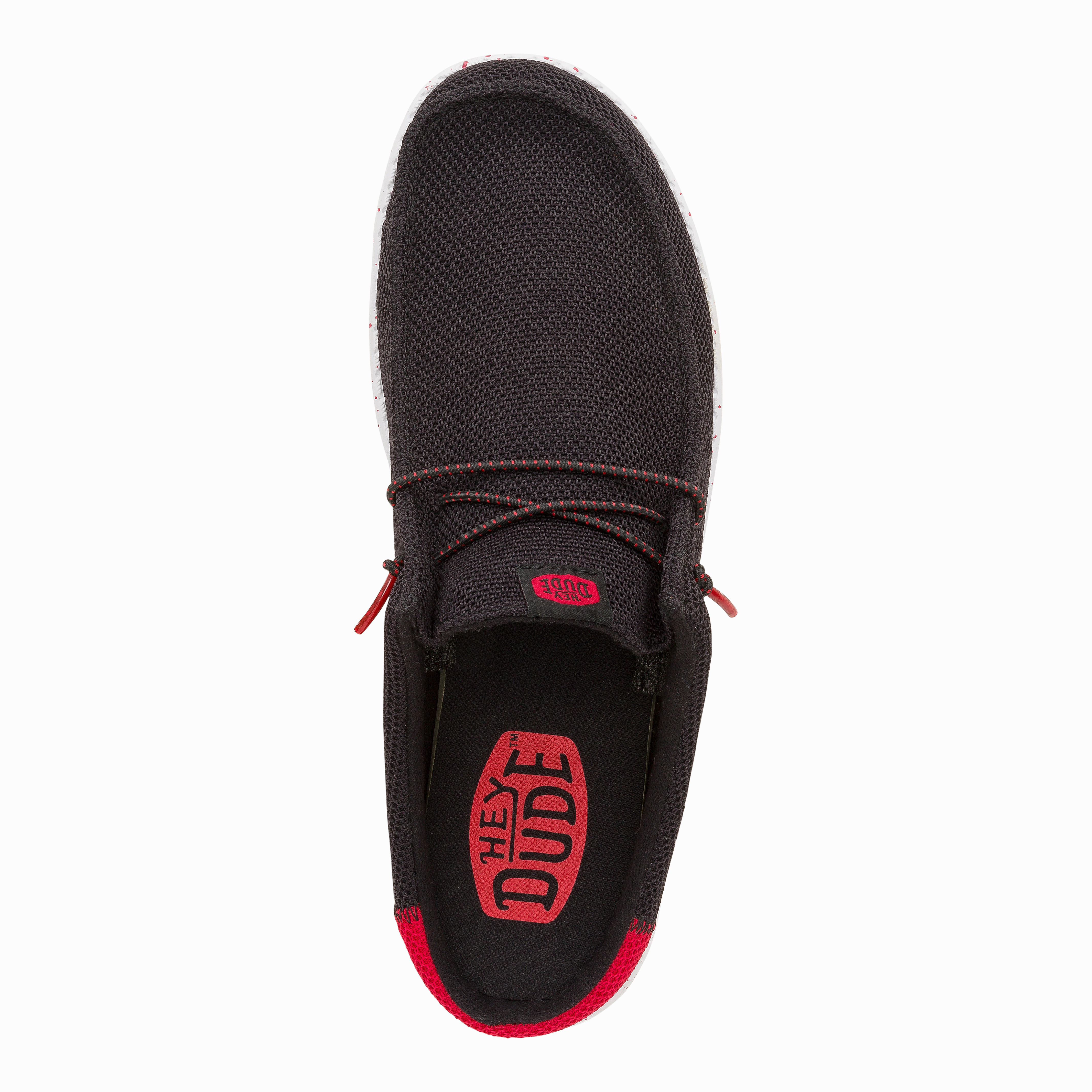 Wally Slip Varsity - Black/Red