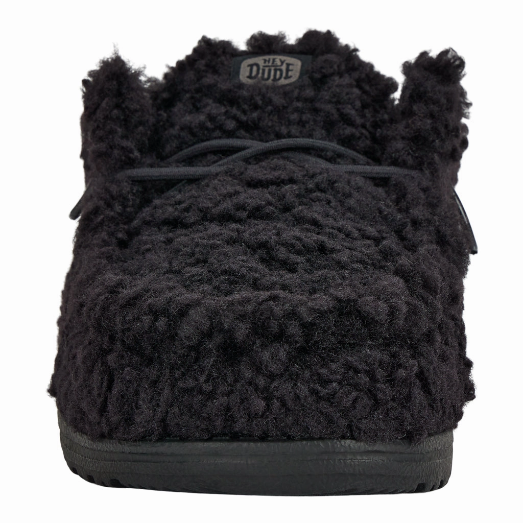 Wally Slipper - Cozy Black/Black