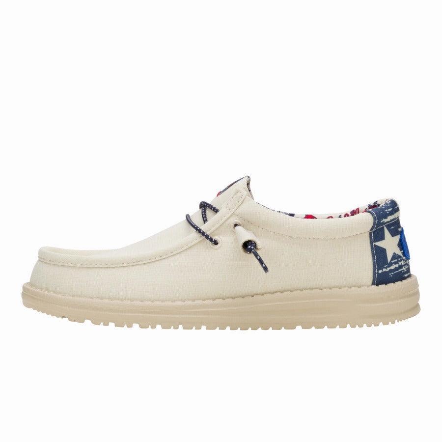 Wally Texas Flag - Bone White