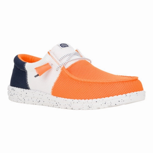 Wally Tri Varsity Mesh - Orange/White