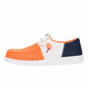 Wally Tri Varsity Mesh - Orange/White