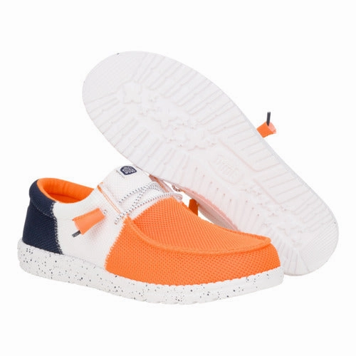 Wally Tri Varsity Mesh - Orange/White