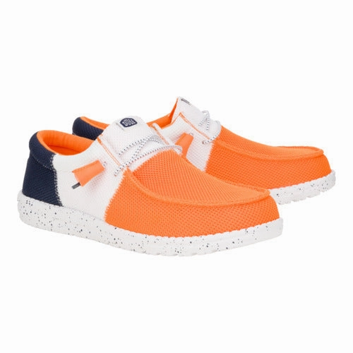 Wally Tri Varsity Mesh - Orange/White