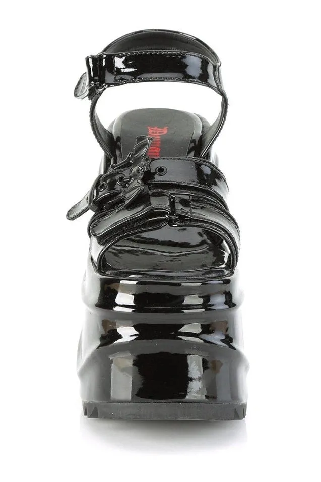 WAVE-13 Ankle Boot | Black Patent